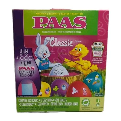 PAAS 鸡蛋装饰套装经典新品 — 第 1/2 张图片