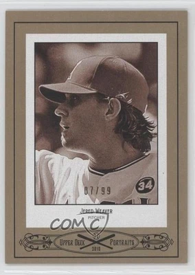 Upper Deck Portraits Gold 2010/99 Jered Weaver #SE-39 Foto 1 de 2
