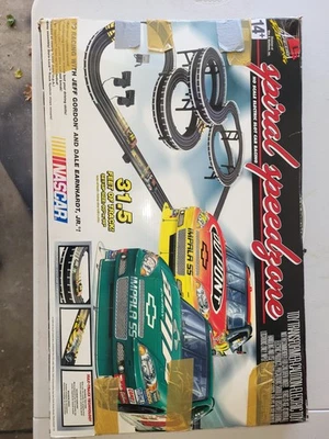 LIFE LIKE HO Spiral Speed Zone HO Scale Slot Car  Track NASCAR Gordon/ Dale Jr - Image 1 of 4
