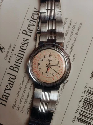 ⭐Raro reloj de pulsera soviético vintage Luch pulsómetro de cuarzo médico URSS 50-60s⭐ Foto 1 de 4