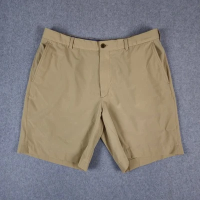 Pantalones Cortos Brooks Brothers Para Hombre Talla 38 Frente Plano Chino Golf Tostado Caqui Foto 1 de 4