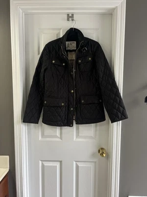 Chaqueta de Colección London Niebla Cremallera Bolsillos Delanteros Pequeña Mujer Abrigo Vellón Hebilla Foto 1 de 4