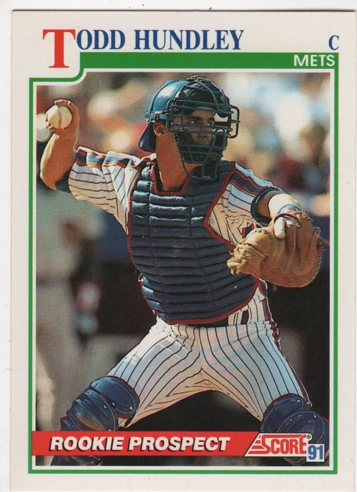 1991 Score #340 Todd Hundley RC-Near Mint - Image 1 of 1