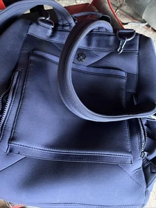 Dagne Dover Dakota Neoprene Backpack Large Navy Blue - Picture 1 of 8