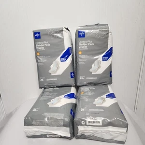 4 - 28 unidades NUEVAS almohadillas para vejiga Medline Contour Plus moderadas unisex - Imagen 1 de 2