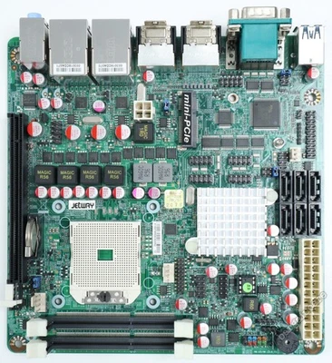 Jetway NF83 Mini-ITX PC Motherboard AMD FS1r2 A75 FCH Chipset Mini PCIe 4x HDMI - Image 1 of 4