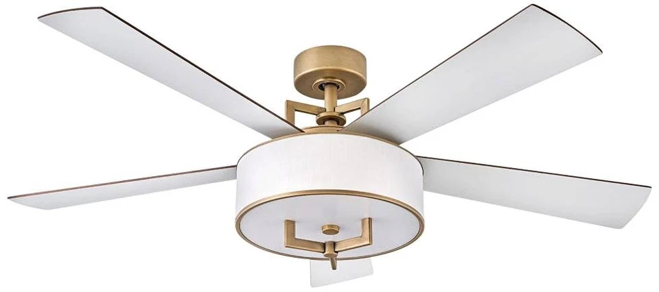 56" Hampton Heritage Brass LED Smart Ceiling Fan with Remote - Image 1 of 1