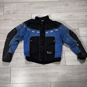 Rukka Goretex Cordura Motorcycle Jacket Mens Black Blue Size EU 48 UK 38 S Small - Picture 1 of 24
