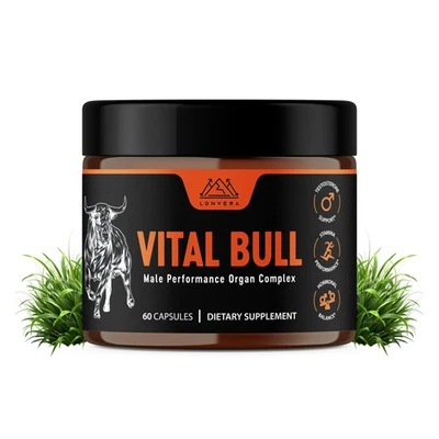 Lonvera Vital Bull Beef Organ Supplement for Men – Grass Fed Organs with Heart - Image 1 of 4