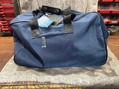Bolso de viaje para pasar la noche Calvin Klein CK azul grande de lona para hombre Foto 1 de 4