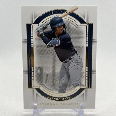 2024 National Treasures #45 Yankees Brando Mayea /99 - Image 1 of 2