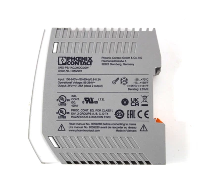 Phoenix Contact 2902991 UNO-PS/1AC/24DC/30W DIN рельса источник питания новый - Изображение 1 из 2