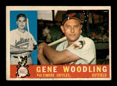 1960 Topps #190 Gene Woodling GOOD X2989028 - Image 1 of 3