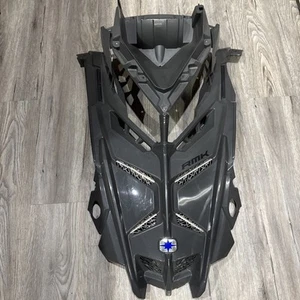 Polaris Hood Gray - 2024 POLARIS 850 650 Khaos RMK Pro Matryx - Picture 1 of 5
