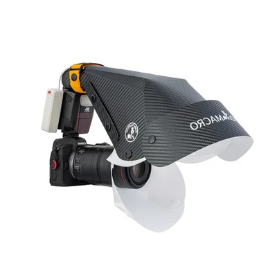 Macro Camera Flash light Speedlite Softbox Diffuser Reflector Snoot III V3 Kit - Image 1 of 4