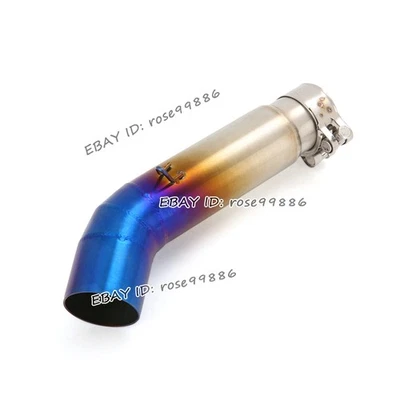 Sistema de enlace de tubo medio de conexión de escape para motocicleta Suzuki GSXS750 GSR750 BK750 Foto 1 de 4