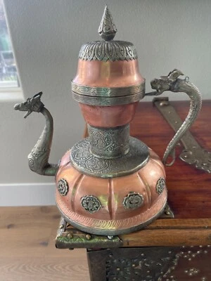 Tetera tibetana grande vintage Foto 1 de 4