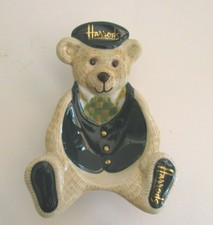 Vintage Harrods Knightsbridge London Pottery Bear Trinket Gum Souvenir Dish