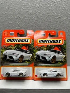 2024 Matchbox 2023 Toyota GR Supra #39 weiß JDM - 2er Set - Bild 1 von 5