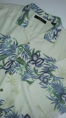 Bachrach Luxury Silk Hawaiian Camp Shirt Mens Sz XL  - Image 1 of 4