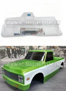 1972 Chevy C10 Clear RC Body 1/10-1/8 (WB 12.6" 320mm) (T/E-Maxx/Revo/Savage) - Picture 1 of 1