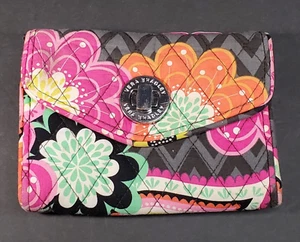 Cartera sin asas Vera Bradley Ziggy Zinnia con bloqueo giratorio SIN correas usada - Imagen 1 de 8