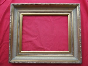 Arts & Crafts Mission Gold Picture Frame oil painting watercolor 14 x 18 - Picture 1 of 9