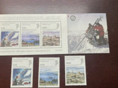 Groenlandia SC.##524-526 AND A 2008, AÑO GEOFÍSICO INTERNACIONAL, MNH, COMPLETO Foto 1 de 4