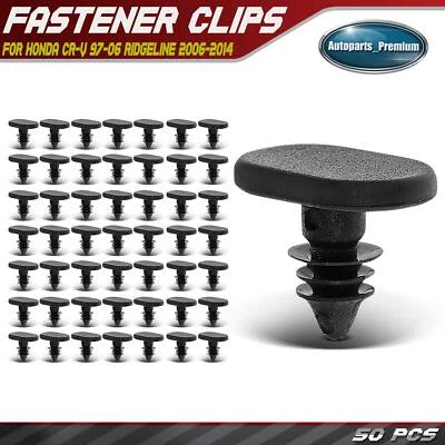 50x Sujetador de clip de retención de tira climática de nailon para Honda CR-V 1997-2006 Ridgeline Foto 1 de 4