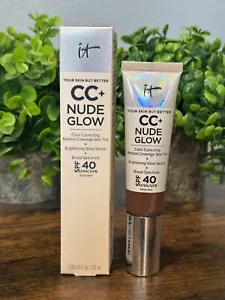 IT Cosmetics CC+ Nude Glow Skin Tint SPF 40 - 1.08 fl oz - Deep Bronze - Picture 1 of 4