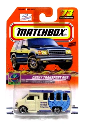 Autobús de transporte Chevy Matchbox On Tour Series 15 2000 Foto 1 de 4