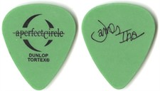 A Perfect Circle James Iha 2004 signature green Guitar Pick Smashing Pumpkins