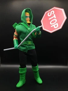 CUSTOM STOP SIGN MEGO SCALE  1/9  8" figure diorama PROP ACCESSORY (D27) - Picture 1 of 1