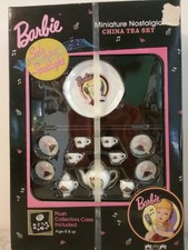 Barbie Solo in the Spotlight Miniature Nostalgic China Tea Set Nib