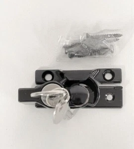 Window Sash Lock, Keyed Alike 2 keys- Black - Picture 1 of 2