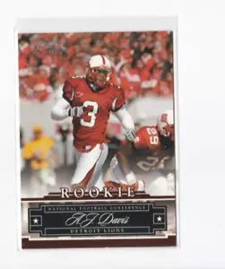 A.J. DAVIS 2007 PLAYOFF PRESTIGE FOOTBALL WOLFPACK ROOKIE CARD-SHIPS FREE - Picture 1 of 22
