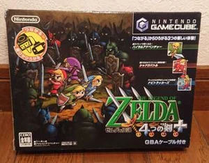 The Legend of Zelda: Four Swords + GC Nintendo Gamecube Japan w/ GBA cable New - Picture 1 of 2