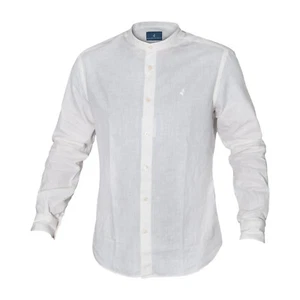 Camicia Uomo NAVIGARE Lino Collo Coreana Regular Fit Art.NVC3403 - Foto 1 di 1