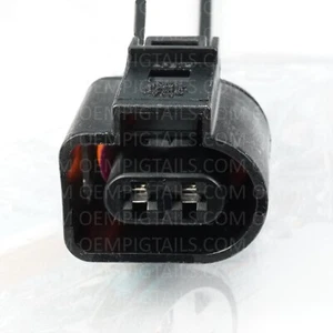 For Audi VW VAG Temperature Pigtail Plug Wiring Connector 1J0973702 2Pin - Picture 1 of 2
