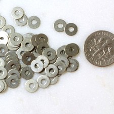 TierraCast Micro Washers, Leather Embellishments, 6.35mm, Tin, 100 Piece, 7045