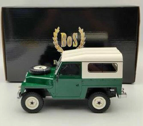 BOS Land Rover Light weight Series III Hard Top 1973 Green/Beige 1/18 Resin NIB - Image 1 of 1