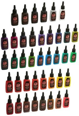 One Tattoo World Premium Tattoo Ink Set 40 Color 1/2 oz 15ml Each | OTW-A140