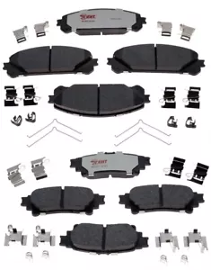 2 Disc Brake Pad Kits RAYBESTOS Front Rear For RX350 RX450H HIGHLANDER SIENNA - Picture 1 of 4
