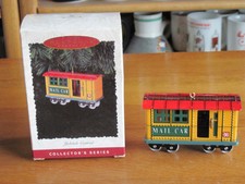 Hallmark Keepsake Ornament Christmas Yuletide Central Train Mail Car
