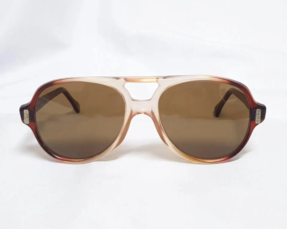 ÓCULOS DE SOL VINTAGE MASCULINO PILOTO RARO AO ÓCULOS ÓPTICOS AMERICANOS ARMAÇÕES GROSSAS Z87  - Imagem 1 de 4