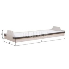 Innenraumfilter Filter Pollenfilter - Mahle LA154 Innenraumfilter Filter Pollenfilter - Mahle LA154