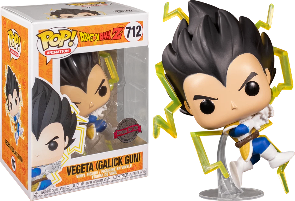 Dragon Ball Z - Pistola Vegeta Galick ¡Pop exclusivo de Estados Unidos! Vinilo [RS]-FUN46058 Foto 1 de 1