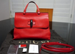 Gucci Leather 2WAY Handbag - Picture 1 of 12