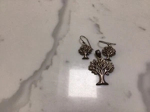 Tree Of Life Pendant & Earrings - Picture 1 of 3