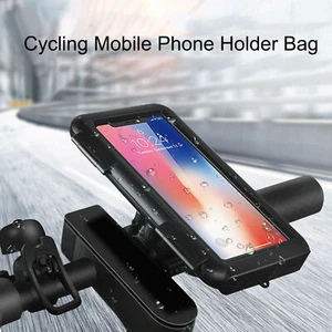 Bike Handlebar Phone Mount Holder Bracket For Motorcycle Bicycle Waterproof - Photo 1 sur 10